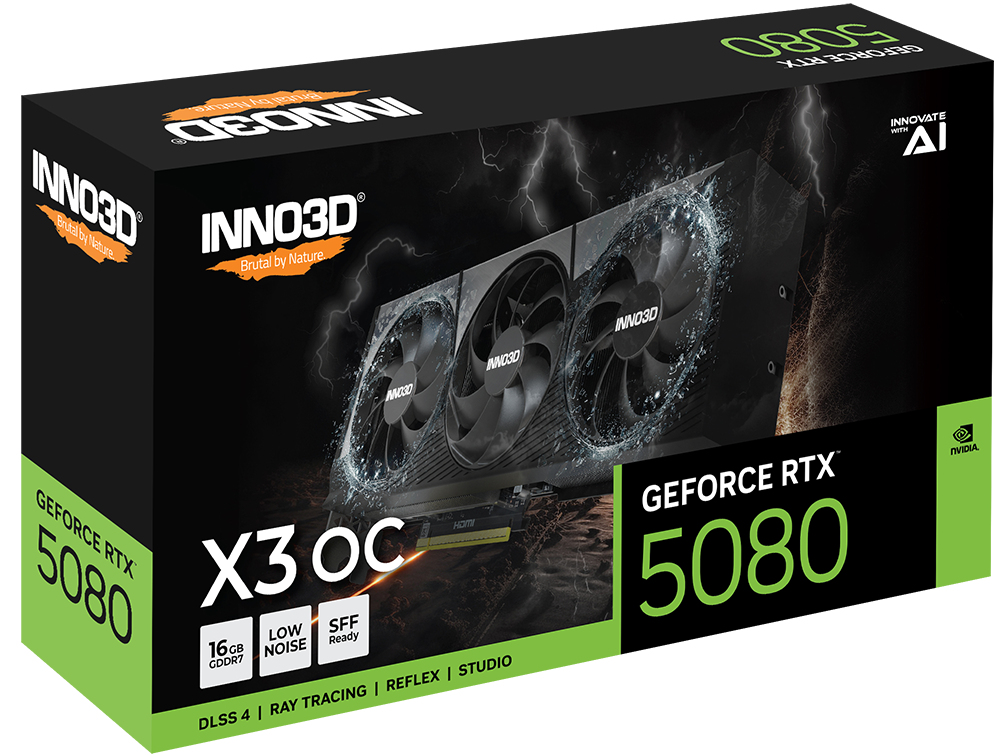 INNO3D GeForce RTX 5080 X3 OS NVIDIA 16 Go GDDR7