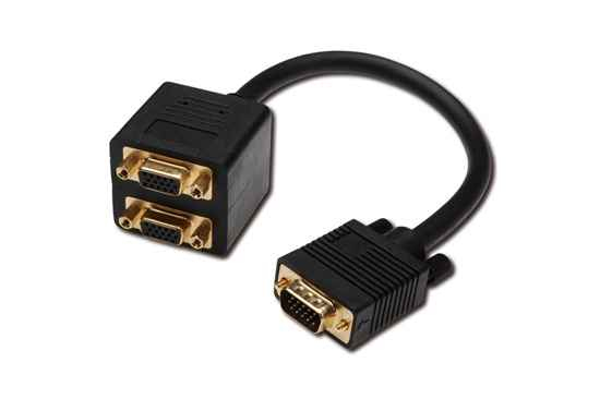 ITB MGAK513001 cable VGA VGA (D-Sub) 2 x VGA (D-Sub) Negro