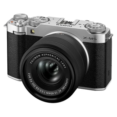 Fujifilm X-M5 SILVER Kit XC 15-45 mm MILC 26,1 MP X-Trans CMOS 4 6240 x 4160 pixel Argento