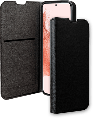 Folio pour Samsung Galaxy S23+ 5G Wallet Fonction Stand Noir - Certifié GRS Bigben