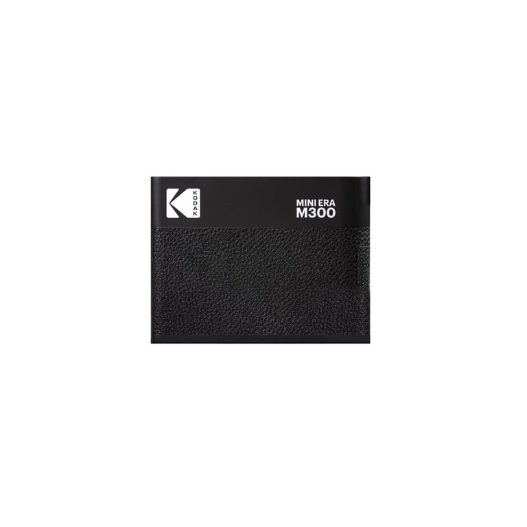 Kodak Imprimante Photo Portable Mini 3 ERA – Impressions Haute Qualité 4PASS, Résistantes à l'Eau, Format avec/sans Bordure, Compacte, Design Rétro - Noir - Neuf