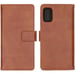 imoshion Étui de télephone portefeuille de luxe pour Samsung Galaxy A41 - Marron