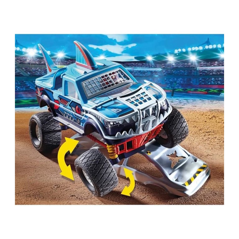 Stuntshow Monster Truck De Cascade 70550 Playmobil La Boite - vue 10