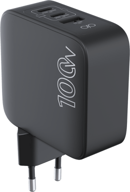 Caricatore USB-A / 2x USB-C 100W Power Delivery GaN Universale Ultra Veloce