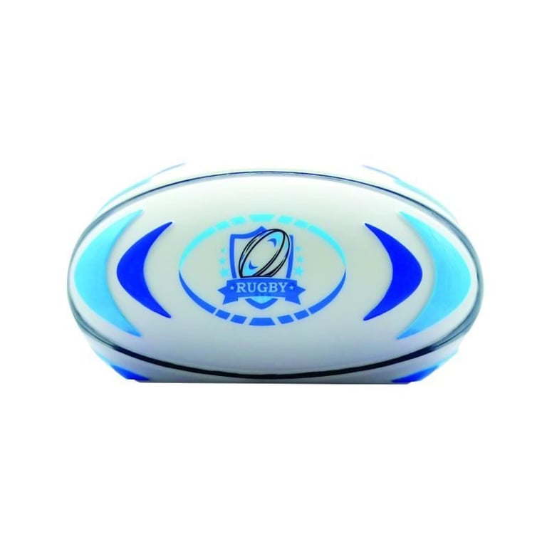 Réveil digital avec veilleuse lumineuse ballon de rugby en 3D et effets sonores - vue 3
