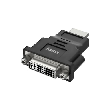 Hama 00200339 Cavo HDMI tipo A (standard) DVI-I con cambio di genere nero