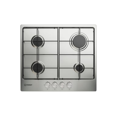 Indesit THP 642 IX/I 1 Acciaio inossidabile Integrato 60 cm Gas 4 zona(e)