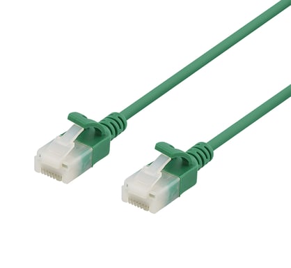 Deltaco UUTP-1042 cavo di rete Verde 2 m Cat6a U/UTP (UTP)