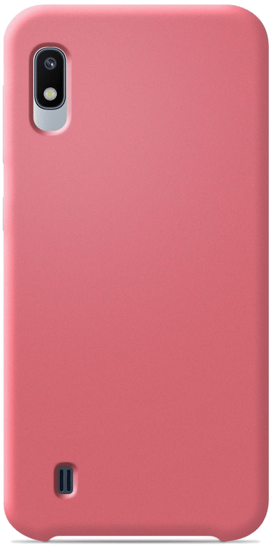 Coque silicone unie compatible Soft Touch Saumon Samsung Galaxy A10
