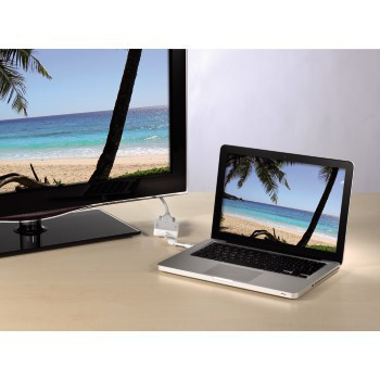 Hama mini DisplayPort - DVI/DisplayPort/HDMI bianco