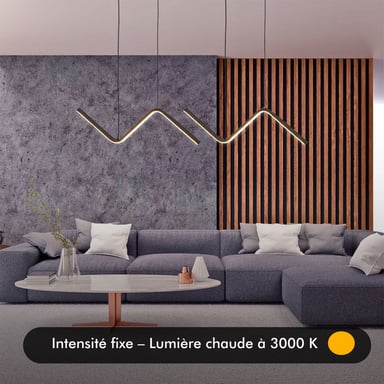 Suspension Ripple LED - Noir