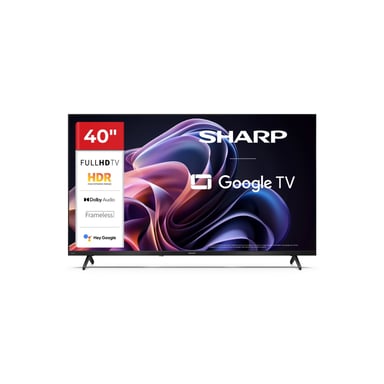 Sharp LED 40HF2265E 40'' HD Ready Smart TV Google TV HDR10