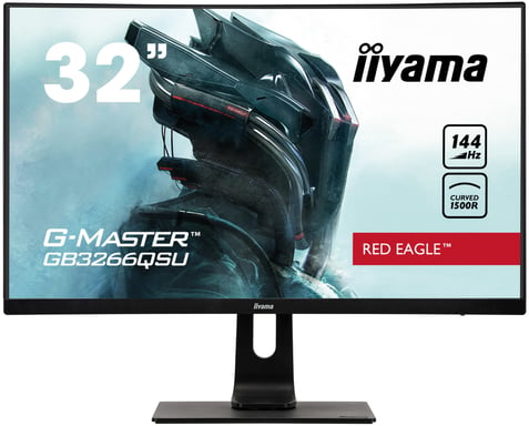 iiyama G-MASTER GB3266QSU-B1 LED display 80 cm (31.5'') 2560 x 1440 pixels Quad HD Noir