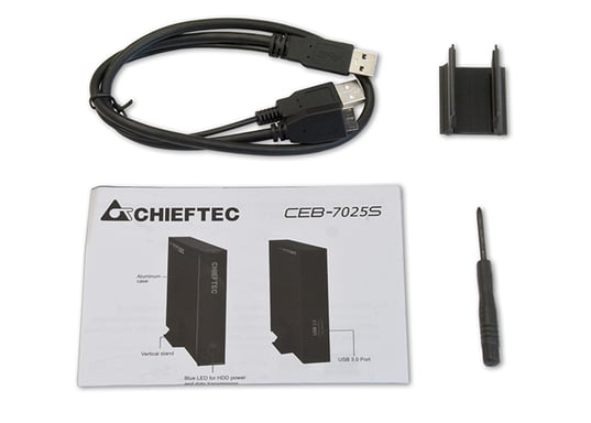 Chieftec CEB-7025S Contenitore per dischi di archiviazione da 2,5'' per HDD/SSD