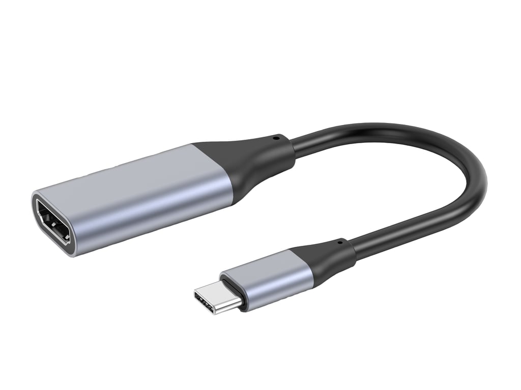 DLH ADAPTATEUR VIDEO USB C VERS HDMI 2.0 4K / 3840x2160 / 60Hz Neuf