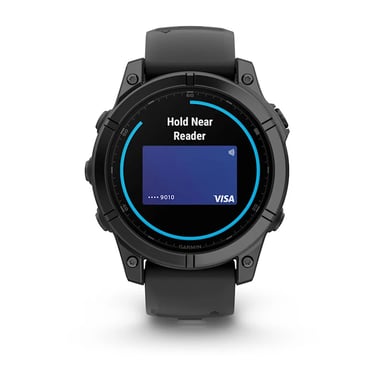 Garmin Fenix E 3,3 cm (1.3'') AMOLED 47 mm Numérique 416 x 416 pixels Écran tactile Noir Wifi GPS (satellite)
