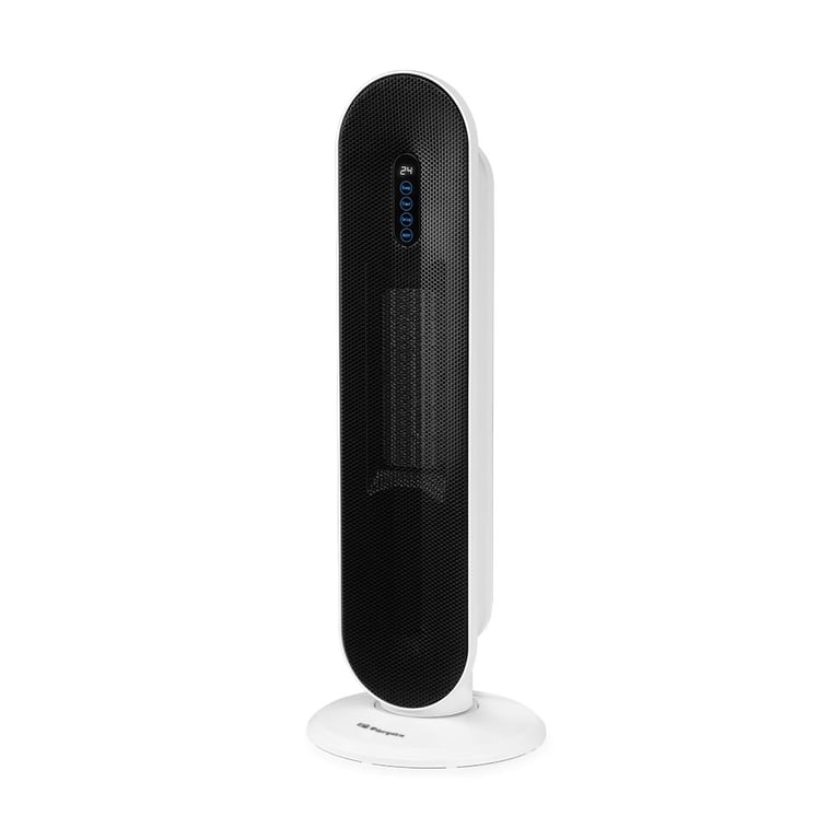 Tour chauffante en céramique Orbegozo CR 5034 Chaleur homogène et sûre Fonction oscillante 2 positions de fonctionnement Minuterie 24 heures Télécommande Sécurité anti basculement Neuf