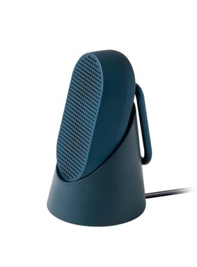 LEXON - Sistema di altoparlanti Bluetooth con moschettone - MINO T (BLU SCURO)