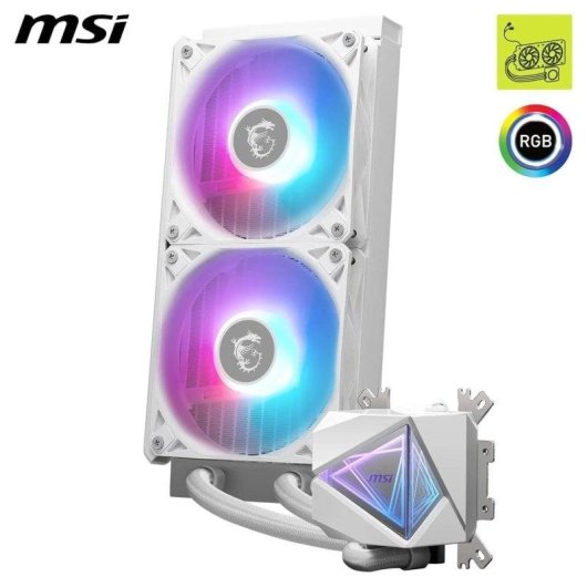 MSI MAG Coreliquid I240 Processeur Kit de refroidissement du liquide 12 cm Blanc 1 pièce(s) - Neuf