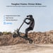 Trottinette Électrique Pliable Ausom L2 Max à Moteurs Doubles 1000W*2, Pneus Tubeless 10''X3'', Vitesse Maximale de 65 km/h, Autonomie Maximale de 90 km, Déverrouillage NFC, Écran LCD Intelligent