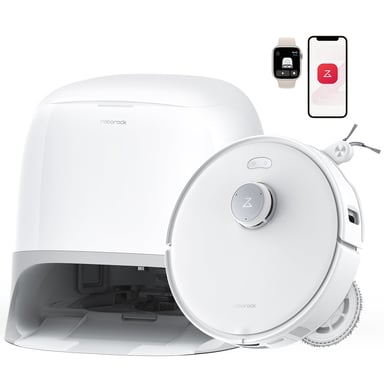 Roborock Qrevo Curv 5A1 0,325 L Noir, Blanc