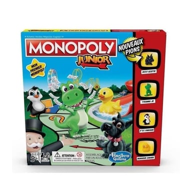 MONOPOLY - Junior, il gioco per bambini - Gioco da tavolo, versione francese