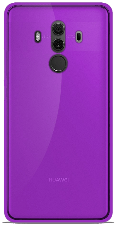 Coque silicone unie compatible Givré Violet Huawei Mate 10 Pro