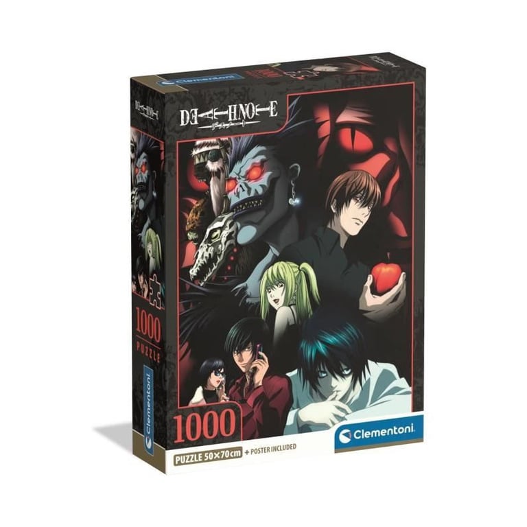 CLEMENTONI - Compact 1000 pieces - Death Note - Neuf