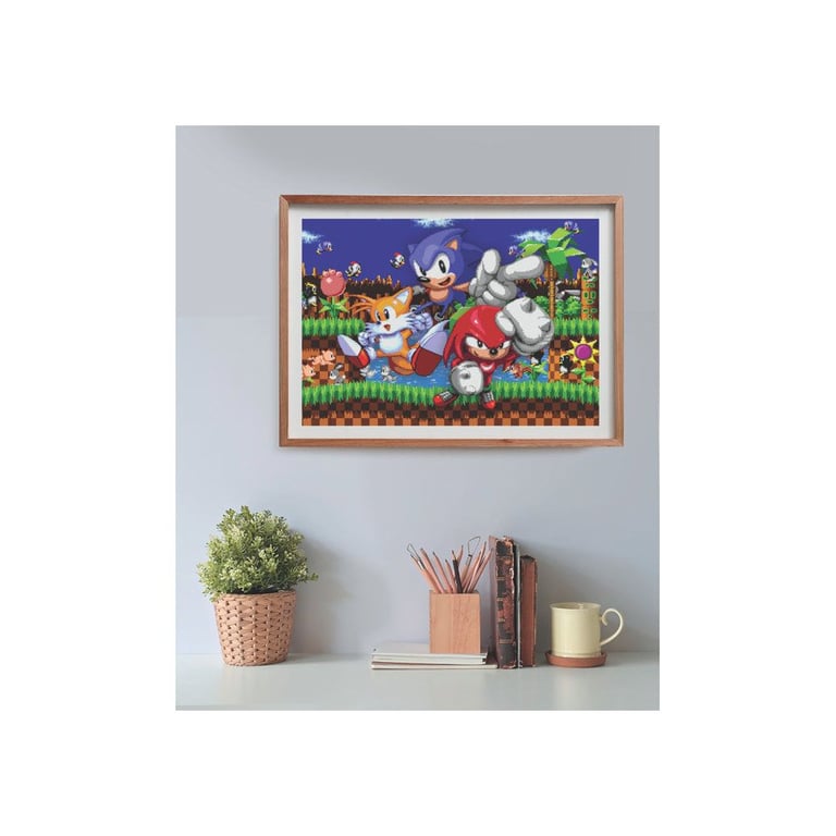 Puzzle Cube 500 pièces : Sonic Clementoni Puzzles - vue 10