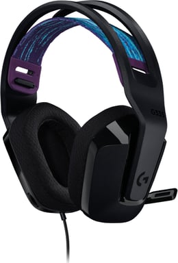 Logitech G G335 Cuffia cablata ad archetto Play Nero