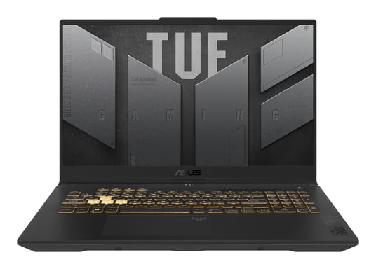 ASUS TUF Gaming F17 TUF707ZC4-HX060W Intel® Core™ i5 i5-12500H Ordinateur portable 43,9 cm (17.3'') Full HD 8 Go DDR5-SDRAM 512 Go SSD NVIDIA GeForce RTX 3050 Wi-Fi 6 (802.11ax) Windows 11 Home Noir, Gris