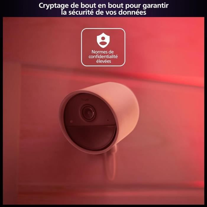 Philips Hue Philips Hue Secure Pack de démarrage caméra, capteurs et ampoules E27 WCA - Neuf