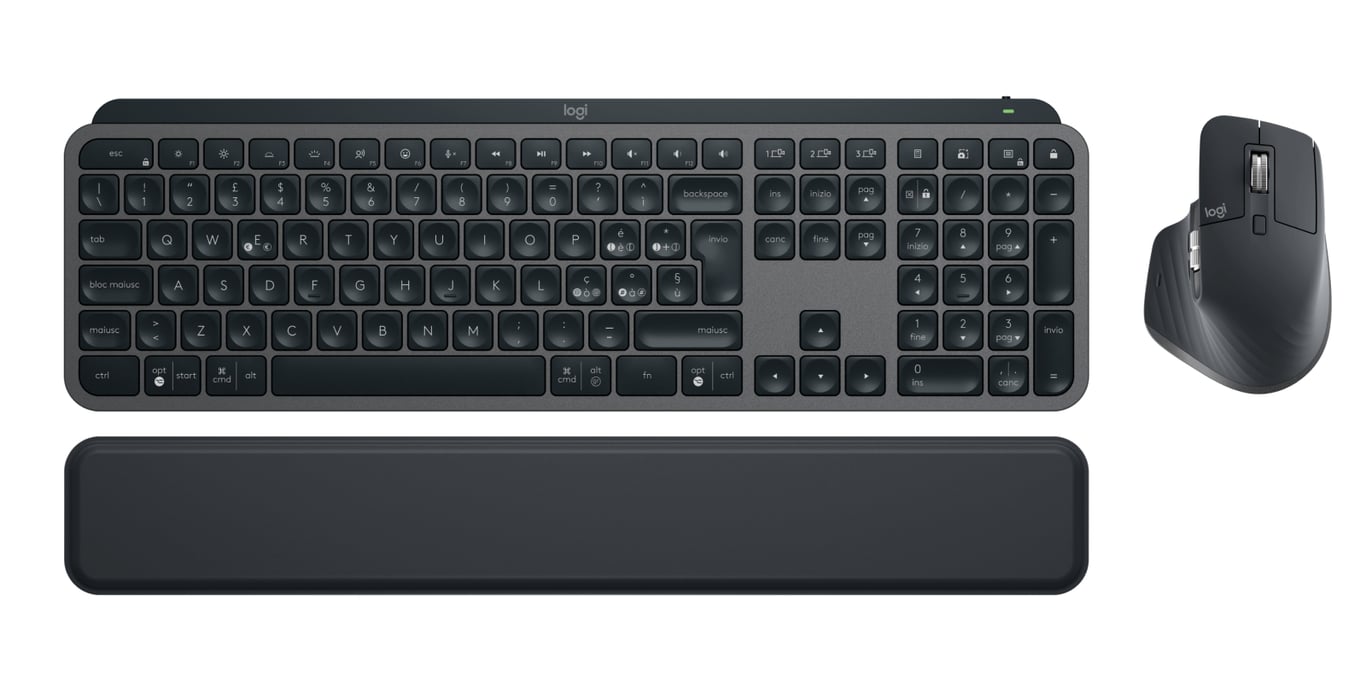 Logitech MX Keys combo for Business Gen 2 clavier incluse Bureau RF sans fil + Bluetooth QWERTY Italien Neuf