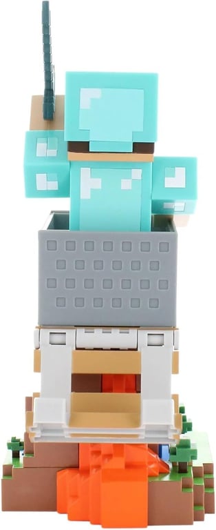 Support Gaming Figure Steve Armor 20 Cm Minecraft - vue 5