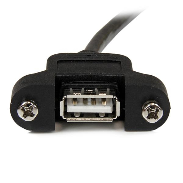 StarTech.com Câble USB Montage sur Panneau A Femelle vers A Mâle - 91 cm - Neuf