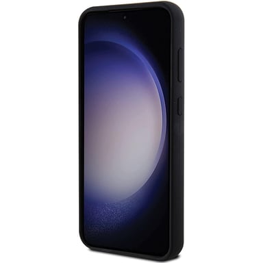 Funda Karl Lagerfeld de silicona con broche metálico para Galaxy S23 FE, negro