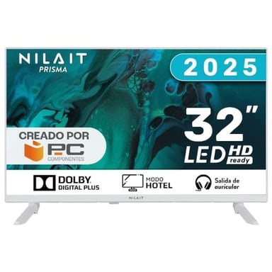 Téléviseur LED HD Ready 32'' Nilait Prisma 32HC7002NW Blanc