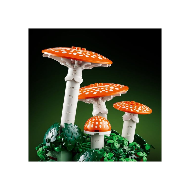 LEGO Botanicals 11505 Champignons des bois pour adultes 806 pièces Multicolore - Neuf