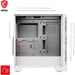 MSI MAG FORGE 320R AIRFLOW Micro Tower Bianco