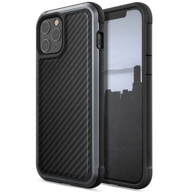 Coque Lux Fibre de Carbone Noir iPhone 12 Pro Max
