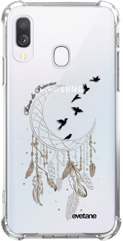 Evetane Coque Samsung Galaxy A20e anti-choc souple angles renforcés transparente Motif Rêves de prin