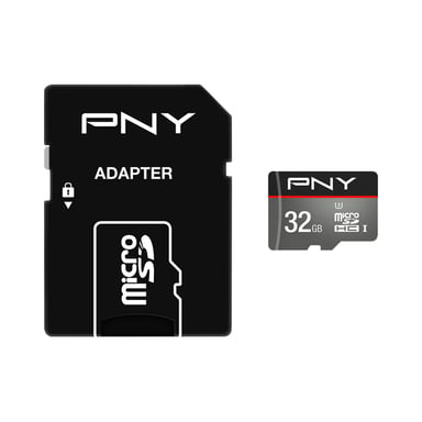 Pny Turbo 32 Go MicroSDHC UHS-I Classe 10 - Neuf Gris - vue 4