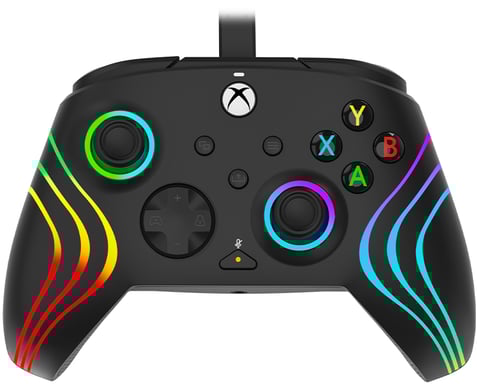 PDP Afterglow Wave Noir USB Manette de jeu PC, Xbox One, Xbox Series S, Xbox Series X