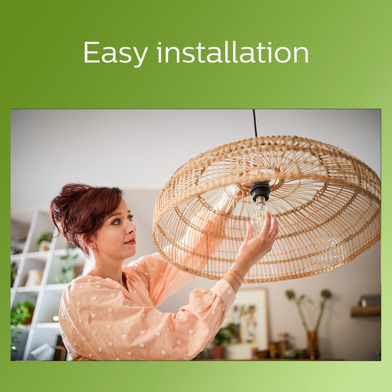 Ampoule LED E27 840lm 4/ Philips Eco .6 x H.10 5 cm - vue 2