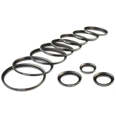 K&F Kit de 11 anillos de adaptación para filtros universal