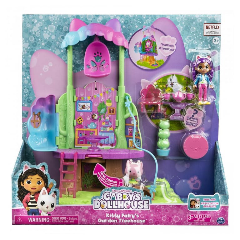 Cabane Interactive Fée Minette de Gabby - Univers Magique de Gabby et ses Chats - Neuf