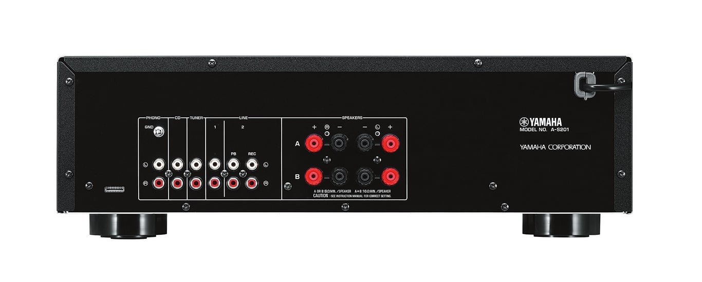 YAMAHA Ampli stéréo A S201 SI 2 x 5 entrées dont 1 entrée Phono Mode Pure Direct Compatibles fiches bananes Enceint - vue 7