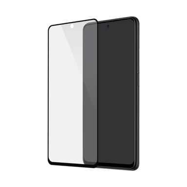Protection d'écran en verre trempé (100% de surface couverte) pour Xiaomi 10T Lite, Noir