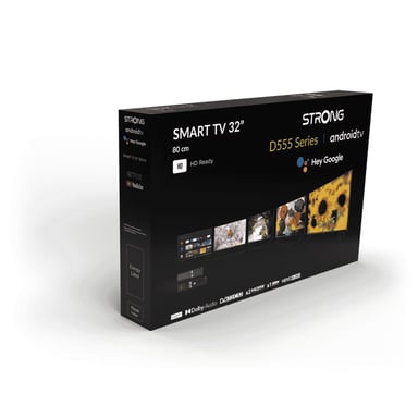 Strong SRT32HD5553 Televisor 81,3 cm (32'') HD Smart TV Wifi Negro 200 cd / m²