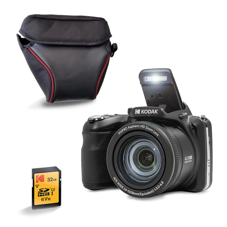 KODAK Pixpro AZ425 Appareil Photo Bridge 20 MP avec Zoom Optique 42x + Étui de Protection + Carte SD – Vidéo Full HD Grand Angle 24 mm Stabilisateur Écran LCD 3 – Neuf - vue 6